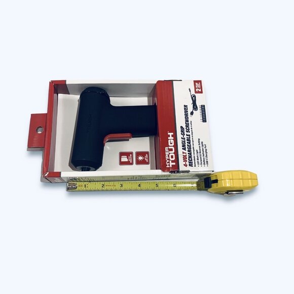 Hyper Tough 4-Volt MAX* Lithium-Ion Angle-Grip Cordless Screwdriver! NEW! NIB! - Picture 7 of 7